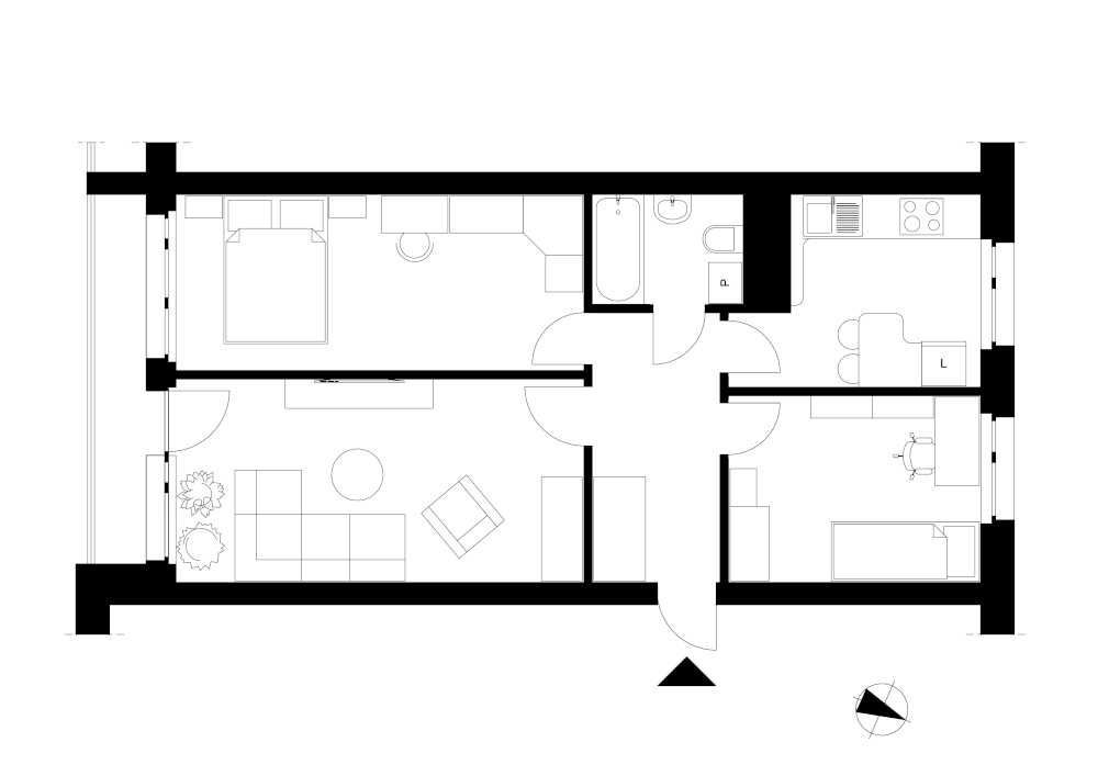 Mieszkanie 3-pokojowe Stargard Centrum, ul. Bolesława Limanowskiego. Zdjęcie 2