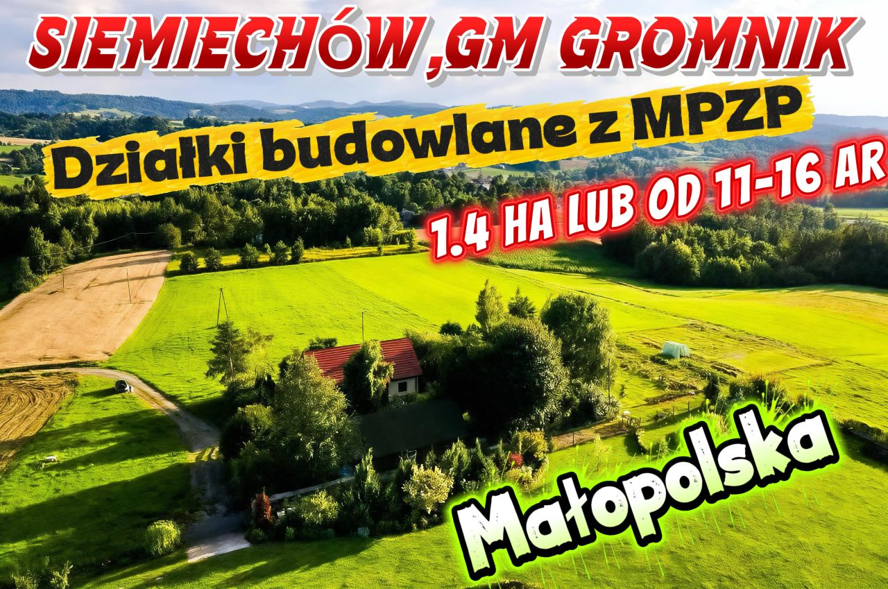 Działka budowlana Siemiechów Małe Góry, Siemiechow. Zdjęcie 5