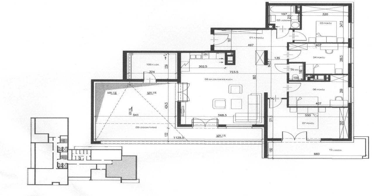 Mieszkanie 4-pokojowe Rzeszów, ul. Lubelska. Zdjęcie 3