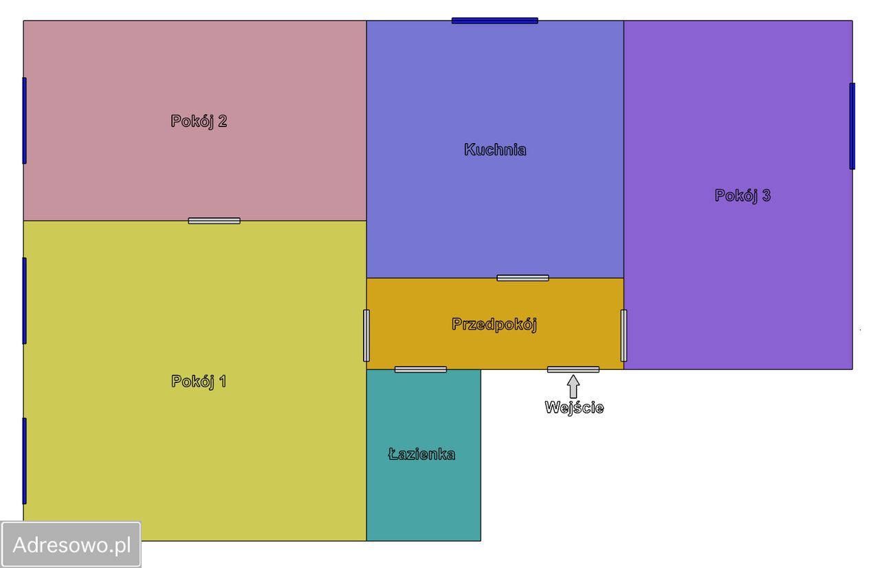 Mieszkanie 3-pokojowe Jelenia Góra, ul. Wolności. Zdjęcie 11