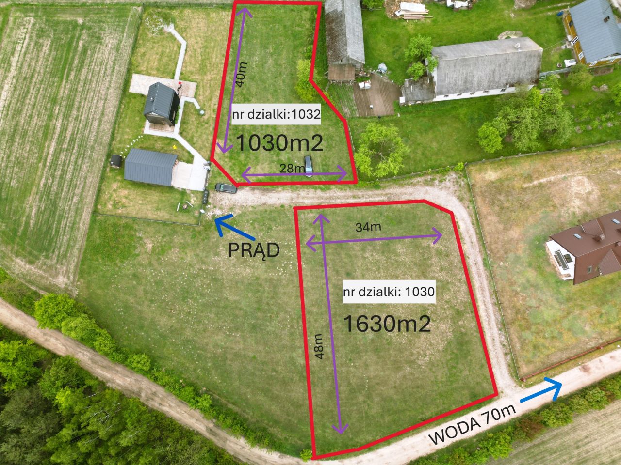 Działka budowlana Stara Huta. Zdjęcie 3