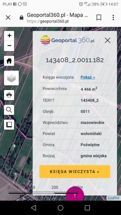 Działka rolno-budowlana Międzyleś. Zdjęcie 3