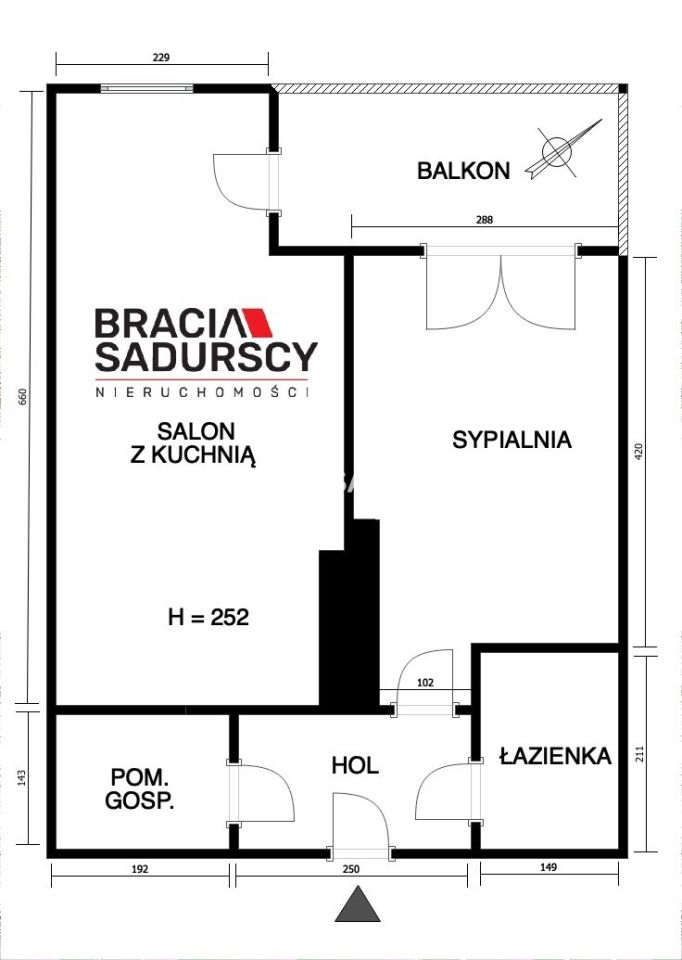 Mieszkanie 2-pokojowe Kraków Bronowice, ul. Sosnowiecka. Zdjęcie 25