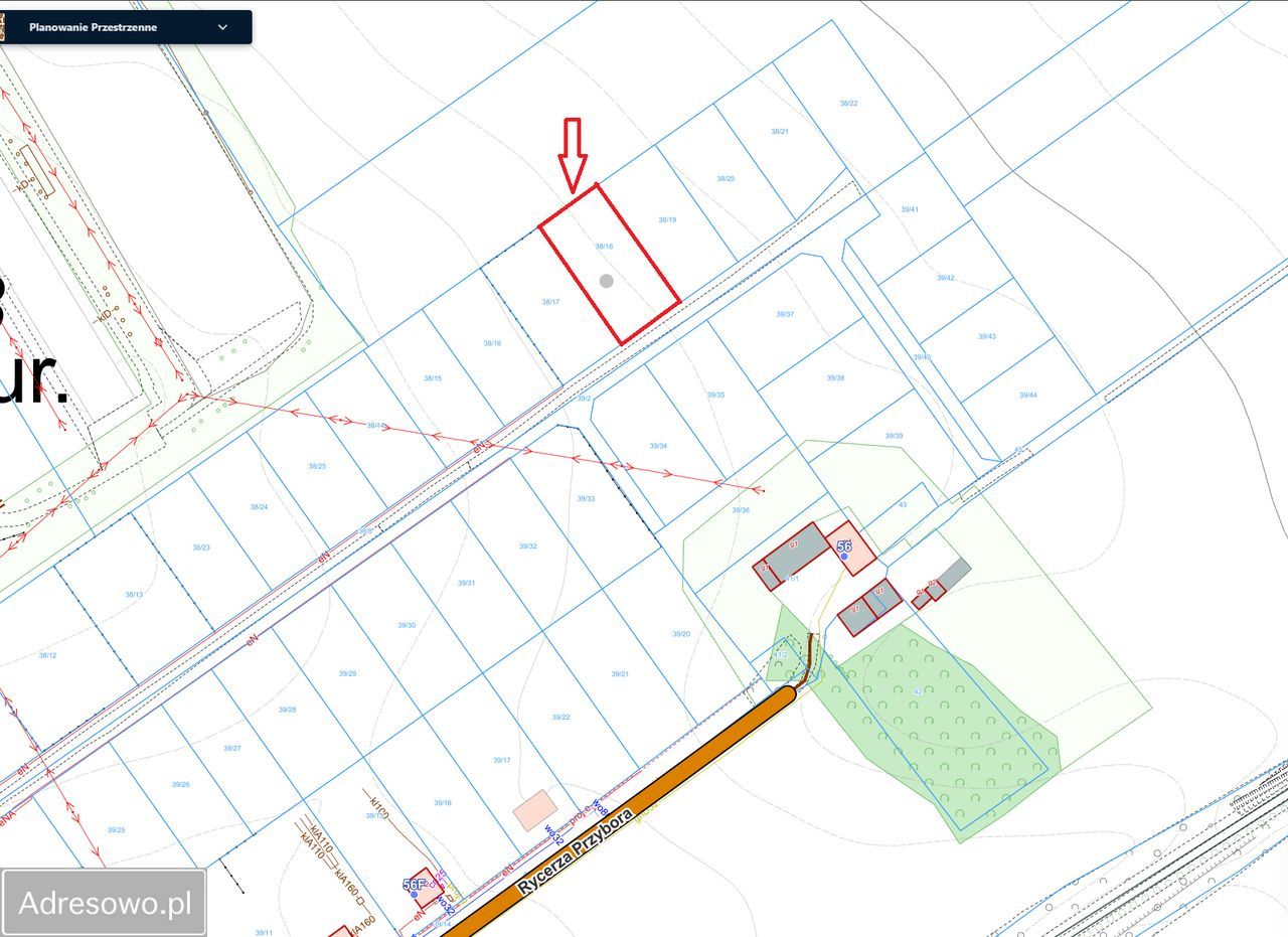 Działka budowlana Pyrzyce, ul. Rycerza Przybora. Zdjęcie 2