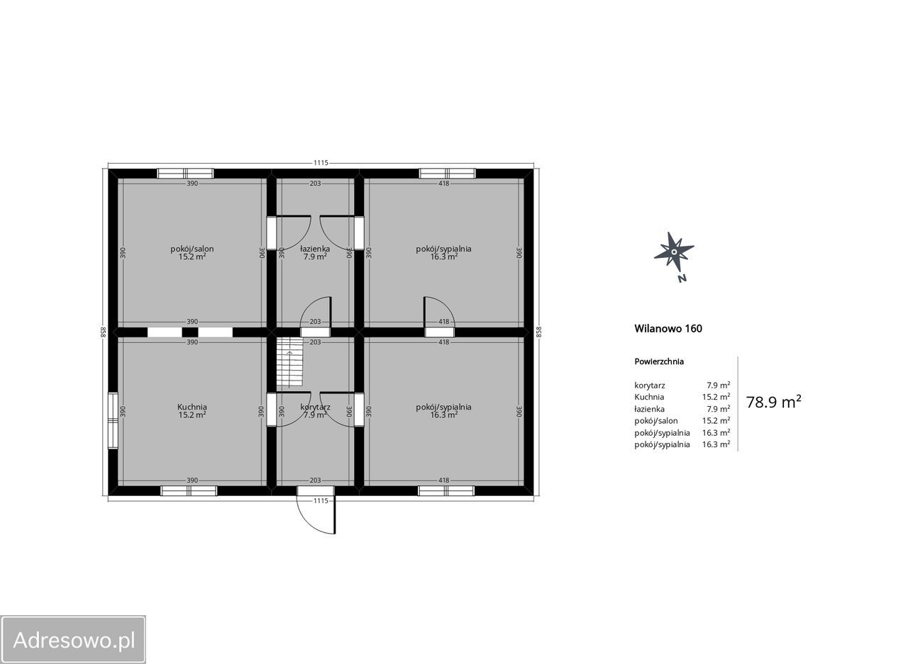 dom wolnostojący, 3 pokoje Wilanowo. Zdjęcie 19