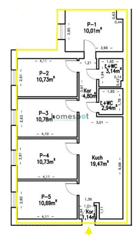 Mieszkanie 5-pokojowe Poznań Łazarz, ul. Józefa Strusia. Zdjęcie 8