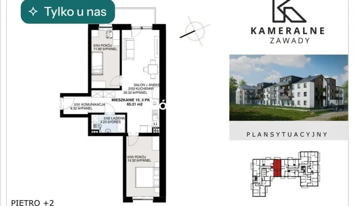 Mieszkanie 3-pokojowe Białystok Zawady, ul. św. Krzysztofa