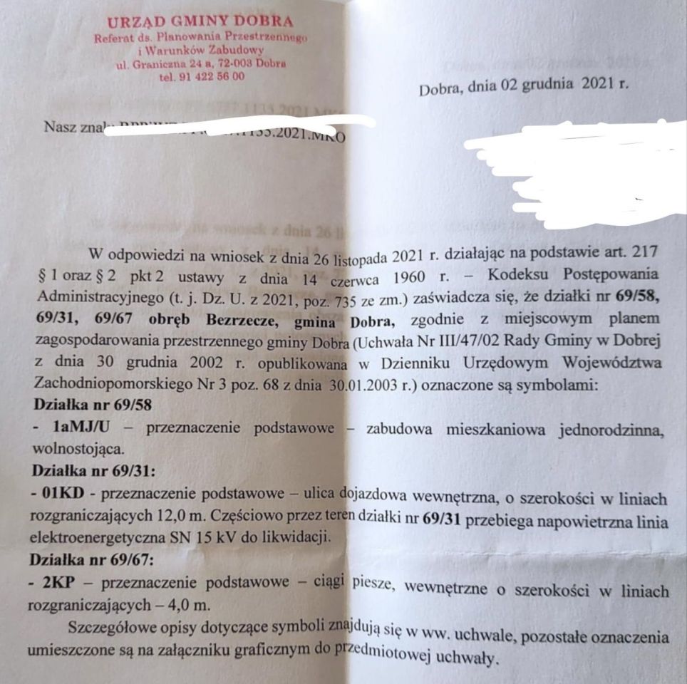 Działka budowlana Bezrzecze. Zdjęcie 3