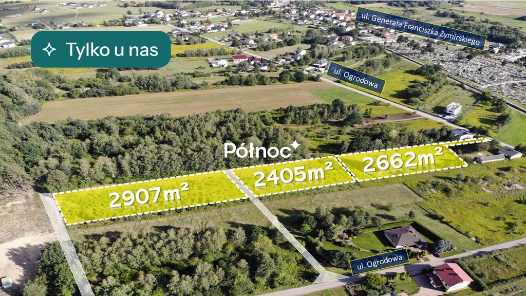 Działka budowlana Klembów, ul. Ogrodowa. Zdjęcie 1