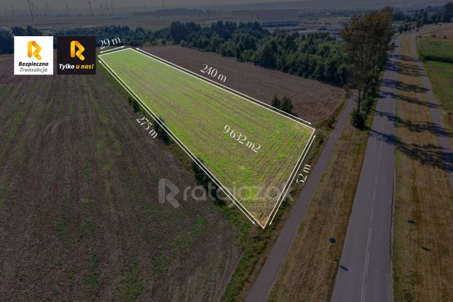 Działka inwestycyjna Łebcz, ul. dr. Augusta Oetkera. Zdjęcie 1