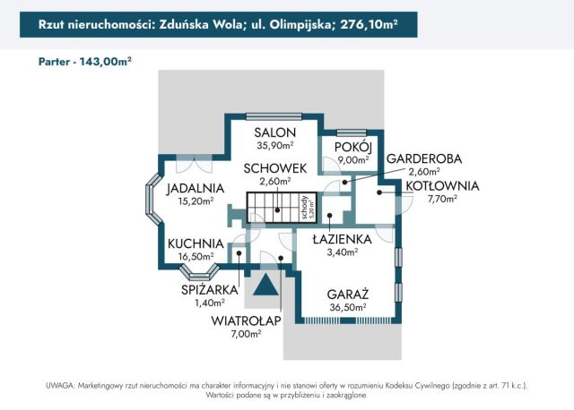 dom wolnostojący, 5 pokoi Zduńska Wola, ul. Olimpijska. Zdjęcie 25