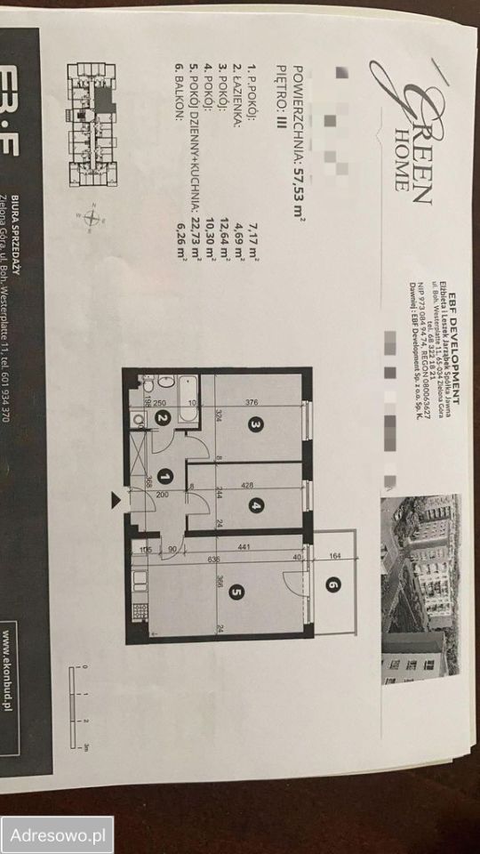 Mieszkanie 3-pokojowe Zielona Góra Centrum, ul. Suwalska. Zdjęcie 12