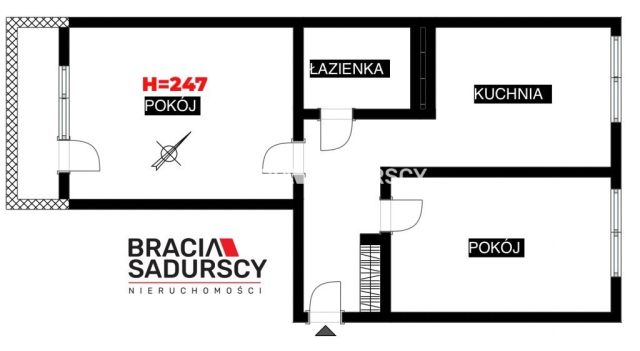 Mieszkanie 2-pokojowe Kraków Krowodrza, ul. ks. Kazimierza Siemaszki. Zdjęcie 17