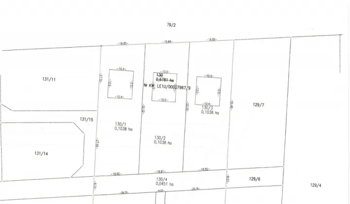 Działka budowlana Ścinawa, ul. Ogrodowa