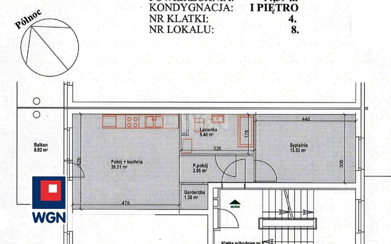 Mieszkanie 2-pokojowe Gorzów Wielkopolski Górczyn, ul. Marii Juchacz. Zdjęcie 11