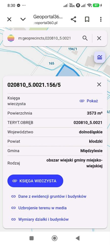 Działka budowlana Szklarnia. Zdjęcie 2