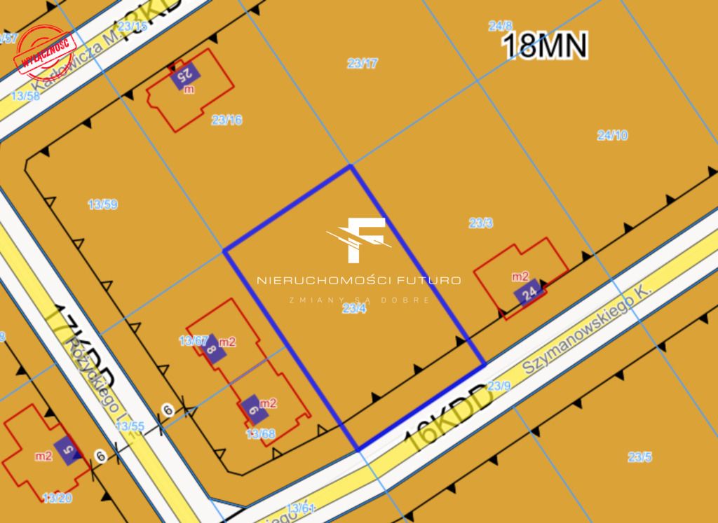 Działka budowlana Gruszczyn, ul. Karola Szymanowskiego. Zdjęcie 9