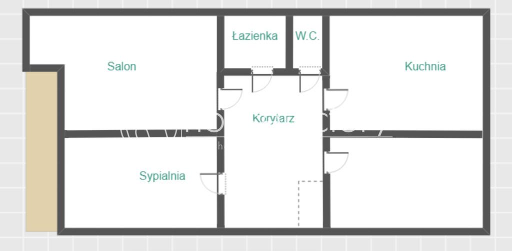 Mieszkanie 3-pokojowe Łódź. Zdjęcie 10