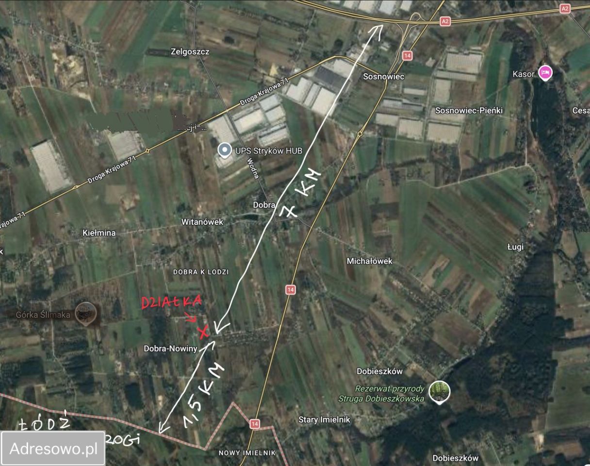 Działka budowlana Dobra-Nowiny. Zdjęcie 6