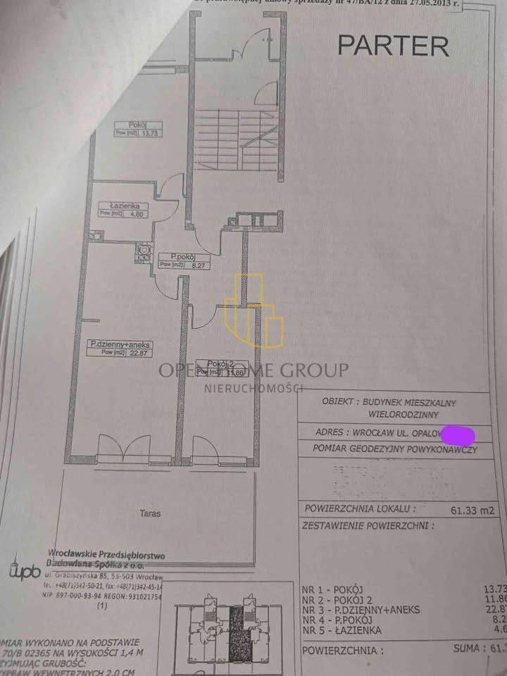 Mieszkanie 3-pokojowe Wrocław Ołtaszyn, ul. Opalowa. Zdjęcie 7