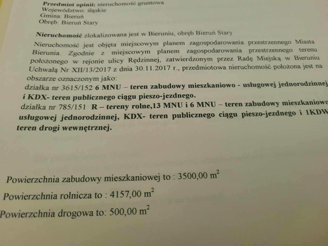 Działka rolno-budowlana Bieruń Bieruń Stary, ul. Bursztynowa. Zdjęcie 1