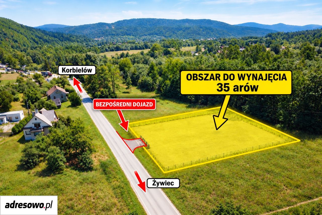 Działka budowlana Pewel Mała, ul. Żywiecka. Zdjęcie 4