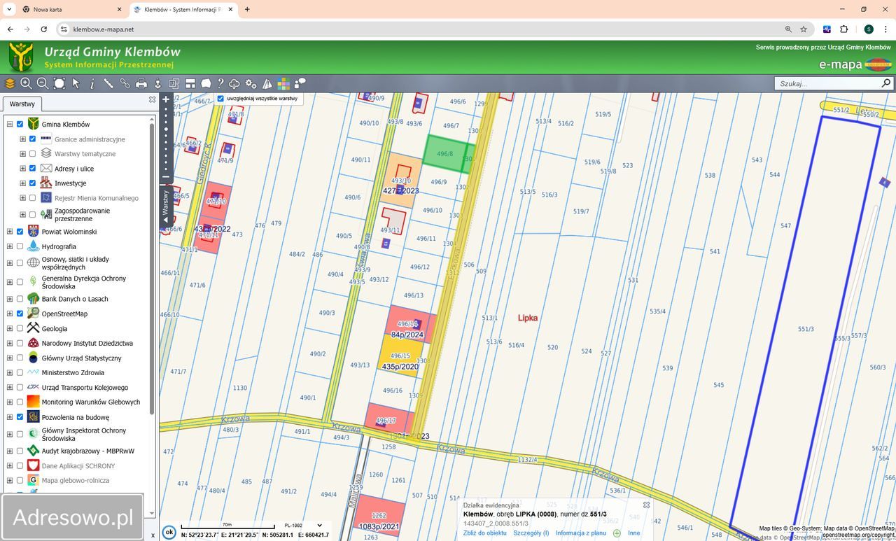 Działka budowlana Ostrówek, ul. Parkowa. Zdjęcie 5