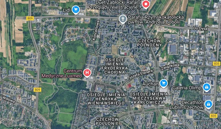 Mieszkanie 2-pokojowe Lublin Czechów, ul. Poturzyńska