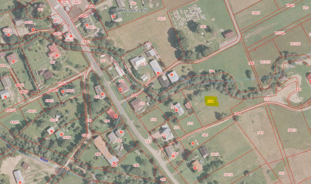 Działka budowlana Wysowa-Zdrój. Zdjęcie 3