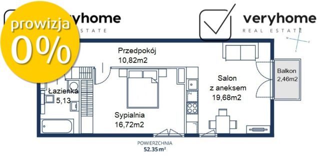 Mieszkanie 2-pokojowe Kraków Ruczaj, ul. Karola Bunscha. Zdjęcie 8