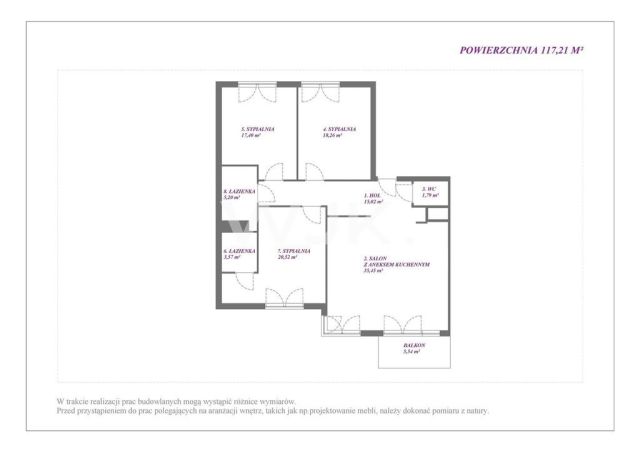Mieszkanie 4-pokojowe Warszawa Mokotów, ul. Jana Pawła Woronicza. Zdjęcie 9