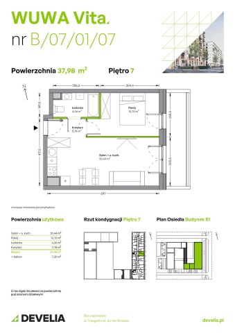 Mieszkanie 2-pokojowe Wrocław Żerniki, ul. Tadeusza Brzozy. Zdjęcie 6