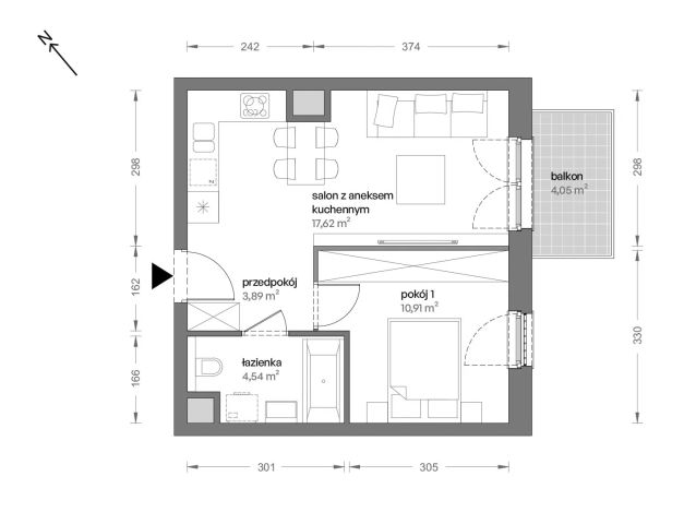 Mieszkanie 2-pokojowe Katowice Brynów, ul. Ceglana. Zdjęcie 7