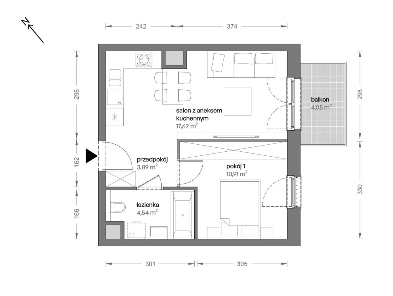 Mieszkanie 2-pokojowe Katowice Brynów, ul. Ceglana. Zdjęcie 7