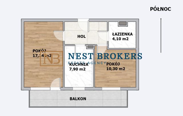 Mieszkanie 2-pokojowe Kraków Kliny, ul. Mieczykowa. Zdjęcie 11