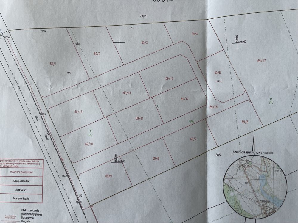 Działka budowlana Zalesie. Zdjęcie 4