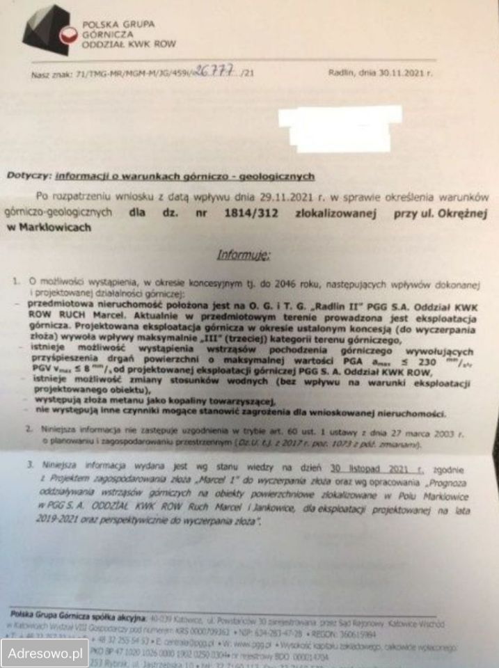 Działka budowlana Marklowice, ul. Okrężna. Zdjęcie 3