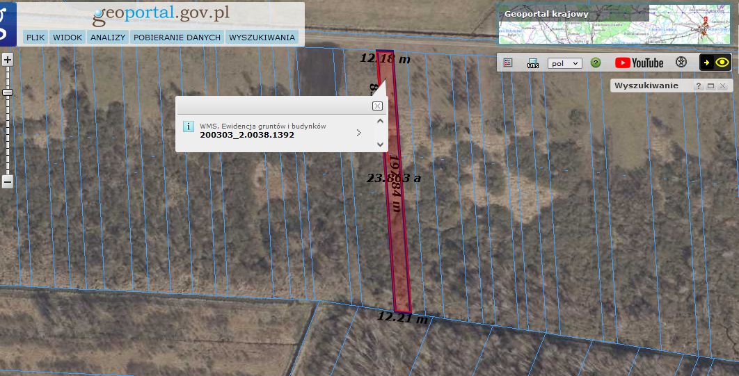 Działka budowlana Ploski. Zdjęcie 2