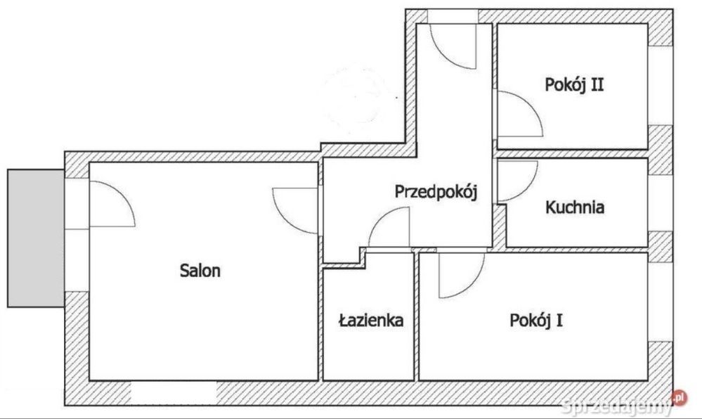 Mieszkanie 3-pokojowe Kraków Mistrzejowice, os. Złotego Wieku. Zdjęcie 8