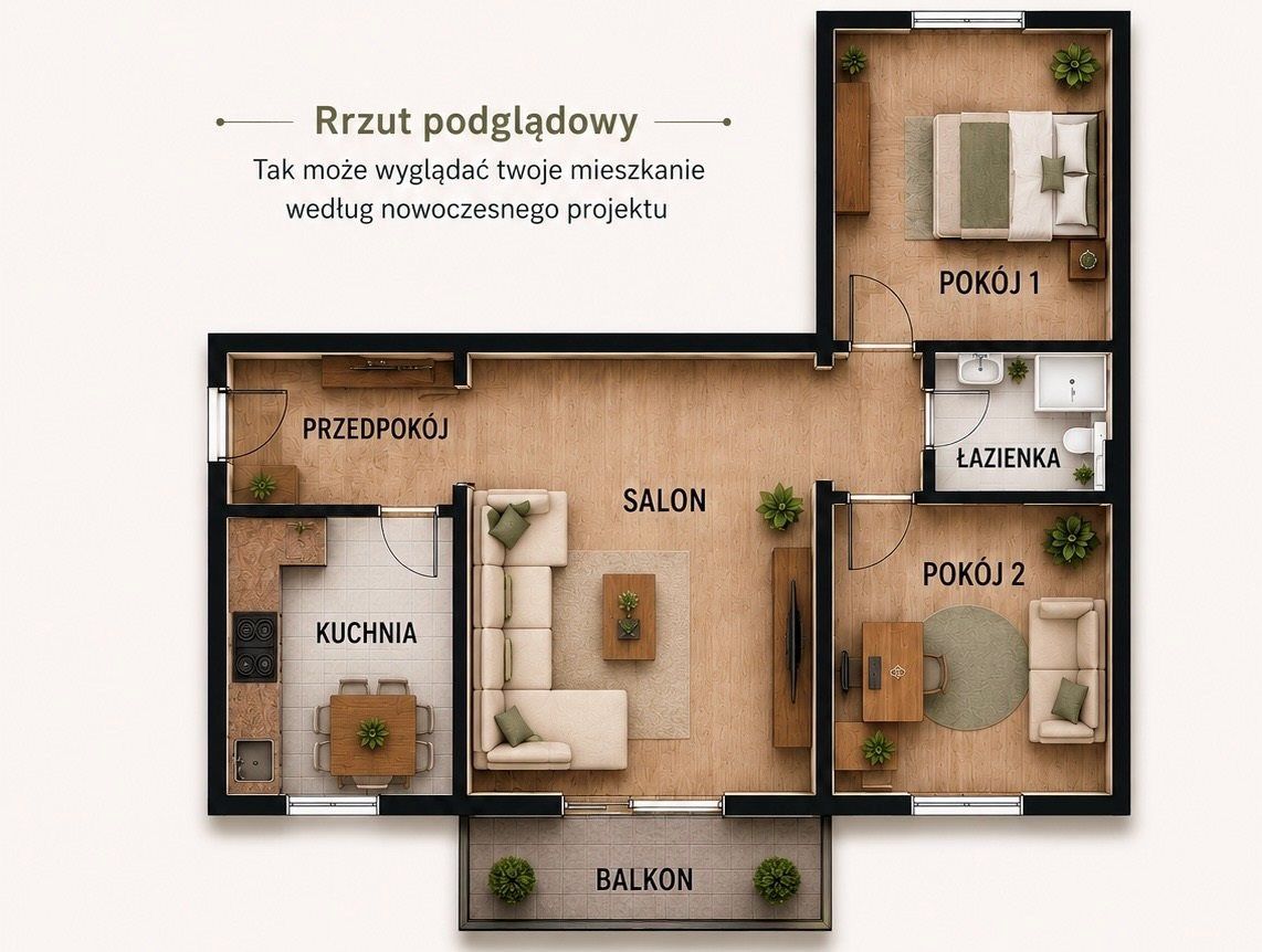 Mieszkanie 3-pokojowe Bydgoszcz Błonie, ul. Romana Dmowskiego. Zdjęcie 14
