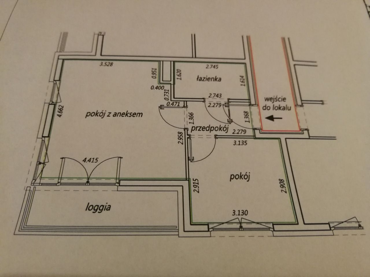 Mieszkanie 2-pokojowe Kraków Mistrzejowice, os. Piastów. Zdjęcie 3