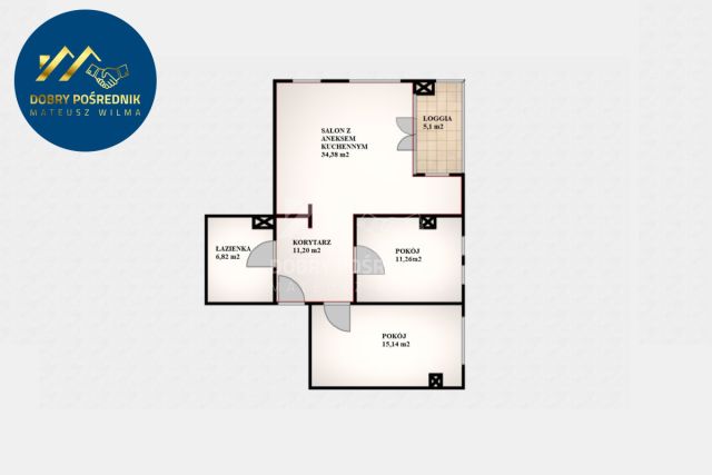 Mieszkanie 3-pokojowe Gdańsk Wrzeszcz, ul. Partyzantów. Zdjęcie 4