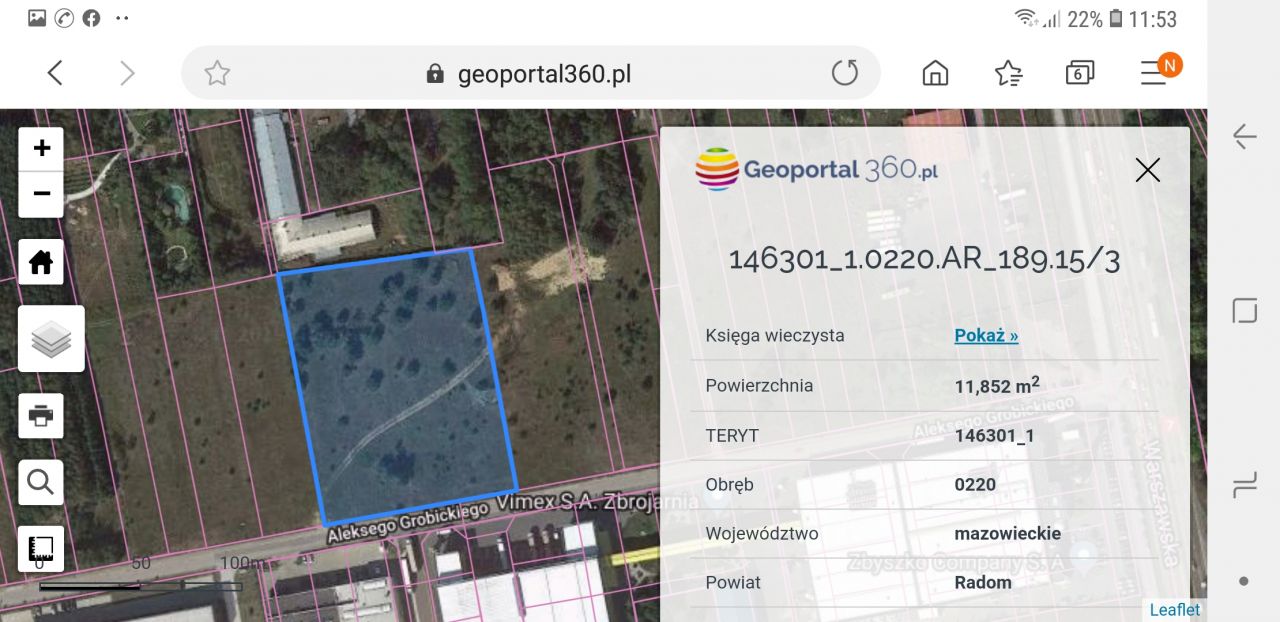 Działka inwestycyjna Radom Wólka Klwatecka, ul. Aleksego Grobickiego. Zdjęcie 2