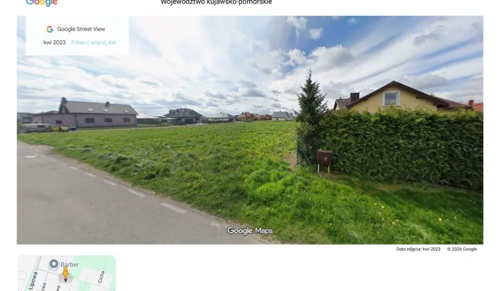 Działka rolno-budowlana Łysomice, ul. Długa