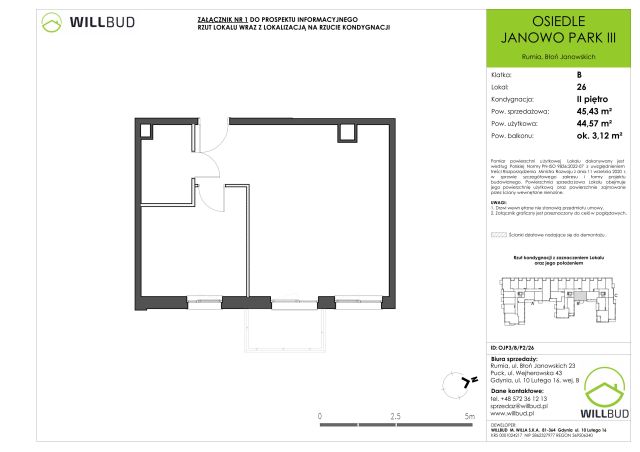 Mieszkanie 2-pokojowe Rumia Janowo, ul. Błoń Janowskich. Zdjęcie 10