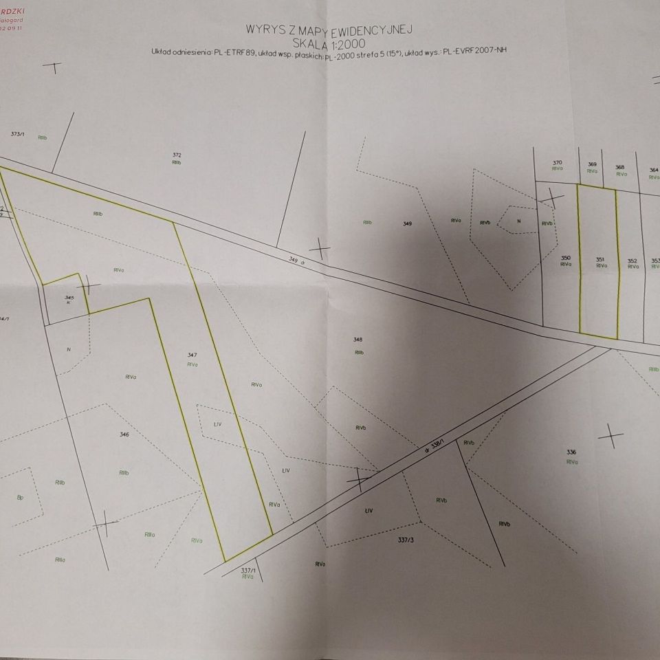 Działka rolna Łęczno. Zdjęcie 1