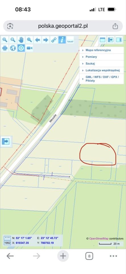 Działka rolno-budowlana Czarna Wieś Kościelna. Zdjęcie 2