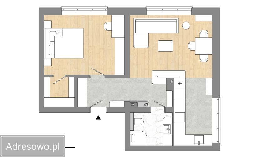 Mieszkanie 2-pokojowe Trzcińsko-Zdrój, ul. Cmentarna. Zdjęcie 13