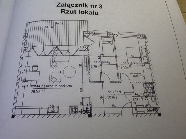Mieszkanie 3-pokojowe Chojnice, ul. Morska. Zdjęcie 1