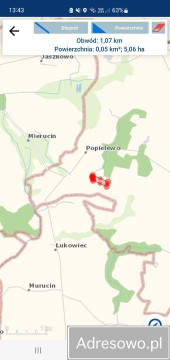 Działka rolna Popielewo. Zdjęcie 6